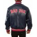 Boston Red Sox Varsity Navy Blue Leather Jacket Boston Red Sox Varsity Navy Blue Leather Jacket